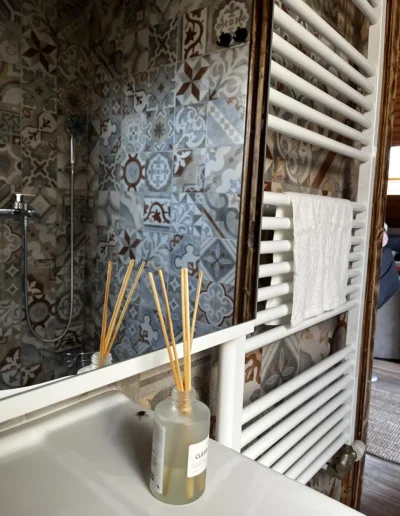 Gondűző fészek - Visegrád fürdőszoba